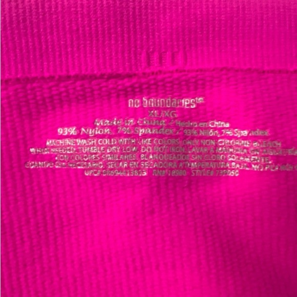 Bandeau Bralette Top Bright Pink - Picture 3 of 3